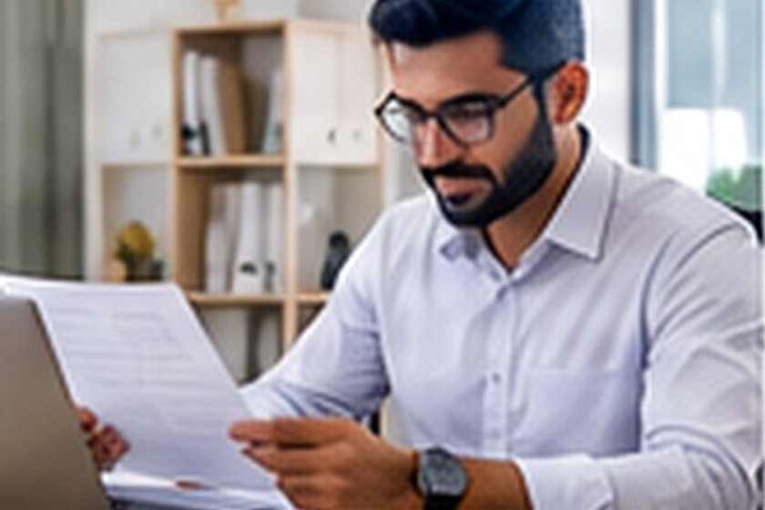 GVS adviser reading application documents